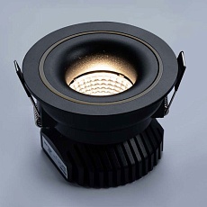 Встраиваемый светодиодный диммируемый светильник Italline IT02-008 Dim black 2