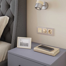 Розетка с заземлением Werkel шампань W1171011 4690389157363 2