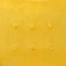 Поворотное кресло AksHome Bella желтый, велюр 77316 3