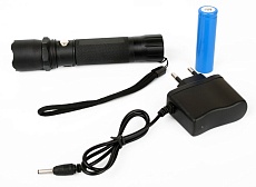 Ручной светодиодный фонарь Ultraflash Accu Profi аккумуляторный 130х36 80 лм E145  12352 5