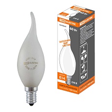 Лампа накаливания TDM Electric Е14 60W матовая SQ0332-0024