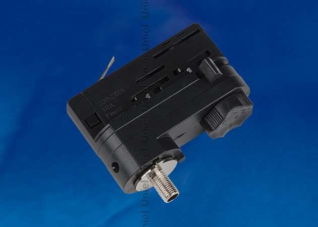 Адаптер для трехфазного шинопровода Uniel UBX-A61 Black 09788 фото 2