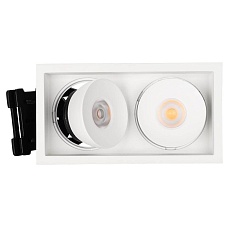Встраиваемый светодиодный светильник Arlight CL-Simple-S148x80-2x9W Warm3000 026876 3