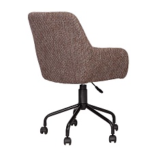 Поворотное кресло AksHome Grasso светло-коричневый, ткань 58893 5