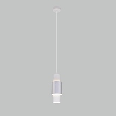 Подвесной светодиодный светильник Eurosvet Bento 50204/1 белый/матовое серебро 2