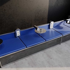 Рамка стеклянная Voltum S70 на 3 поста, (белый,матовый,стекло) VLS110302 2