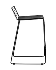 Полубарный стул Stool Group Danny черный с черной подушкой DN-S26 BL/BL 1