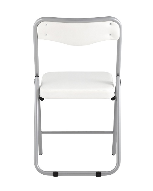 Складной стул Stool Group Джонни экокожа белый каркас металлик fb-jonny-eco-100 фото 5
