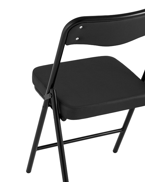 Складной стул Stool Group Джонни экокожа черный каркас черный матовый fb-jonny-black фото 7