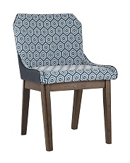 Комплект стульев Stool Group NYMERIA синий 2 шт. LW1810 G801-25 + PU NAVY BLUE X2 1