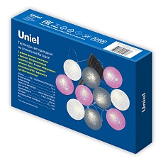 Гирлянда на солнечных батареях Uniel USL-S-230/PM1800 Cotton Balls-1 UL-00011593 3