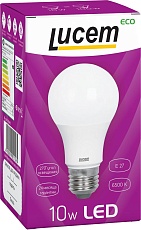 Лампа светодиодная Lucem E27 10W 6500K матовая FLLBL102765L 1