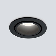 Встраиваемый светодиодный светильник Elektrostandard 15267/LED 7W 4200K черный/черный a055722 4