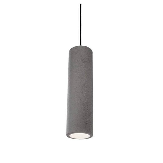 Подвесной светильник Ideal Lux Oak SP1 Round Cemento 150635 фото 