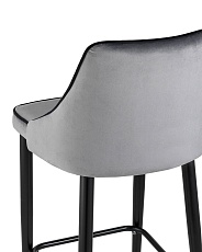 Полубарный стул Stool Group Коби велюр серый AV 434-H15/75-08(PP) 5