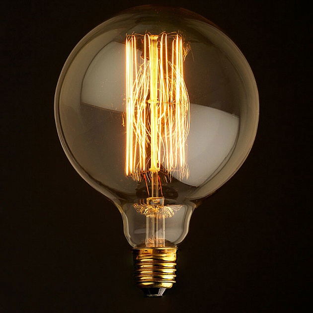 Лампа накаливания E27 60W прозрачная G12560 фото 2
