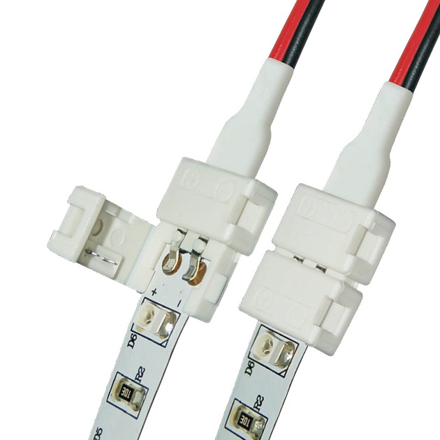 Набор коннекторов для светодиодных лент 3528 Uniel UCX-SD2/A20-NNN White 020 Polybag 06608 фото 