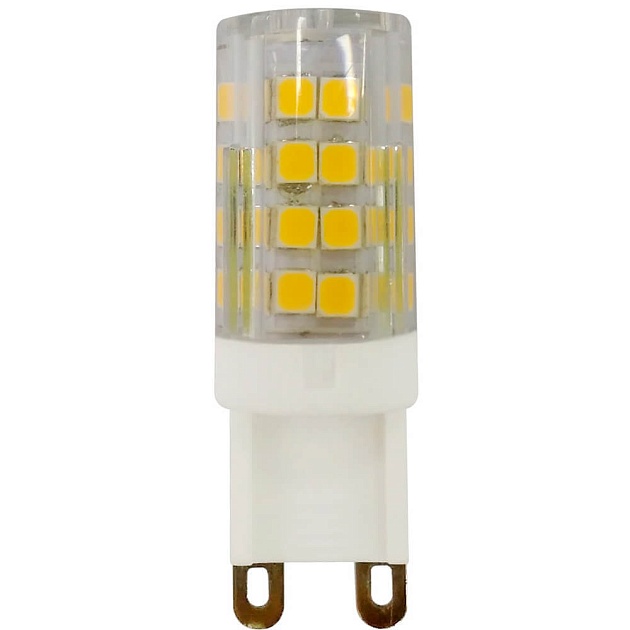 Лампа светодиодная ЭРА G9 3,5W 4000K прозрачная LED JCD-3,5W-CER-840-G9 Б0027862 фото 