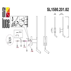 Настенный светодиодный светильник ST Luce Ralio SL1580.201.02 1