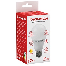Лампа светодиодная Thomson E27 17W 3000K груша матовая TH-B2011 1