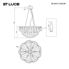 Подвесной светильник ST Luce Faenza SL1517.103.07 1