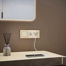 Рамка Werkel Elite на 3 поста айвори W0042443 4690389180781 1