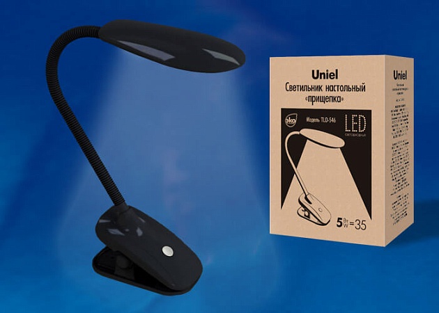 Настольная лампа Uniel TLD-546 Black/LED/350Lm/4500K UL-00002233 фото 2