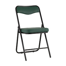 Складной стул Stool Group Джонни экокожа зелёный каркас черный матовый fb-jonny-eco-01