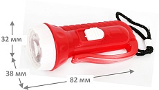 Ручной светодиодный фонарь Ultraflash Т от батареек 85х35 10 лм 920-TH 12858 2