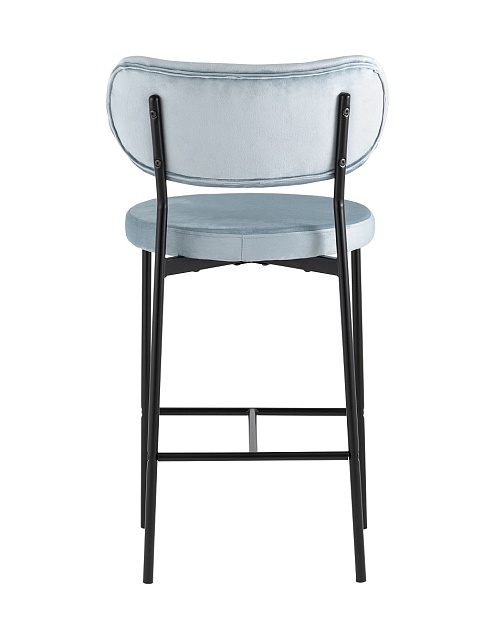 Полубарный стул Stool Group Барбара велюр серо-голубой BARBARA CC HLR-57 фото 4