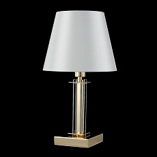 Настольная лампа Crystal Lux Nicolas LG1 Gold/White 2