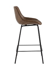 Полубарный стул Stool Group TEXAS экокожа коричневый 9090C MAP/9 3