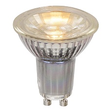 Лампа светодиодная диммируемая Lucide GU10 5W 2700K прозрачная 49007/05/60 2