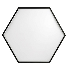 Подвесной светодиодный cветильник Geometria ЭРА Hexagon SPO-121-B-40K-038 38Вт 4000К черный Б0050551 5