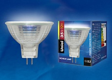 Лампа галогенная Uniel GU5.3 35W прозрачная MR-16-35/GU5.3 00482 1