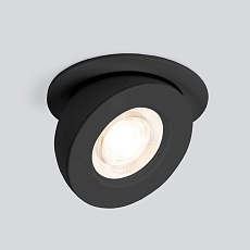 Встраиваемый светодиодный светильник Elektrostandard Pruno 25080/LED черный a060942 1