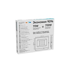 Прожектор светодиодный Gauss Elementary 70W 4000К 613100270 3