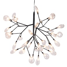 Подвесная люстра Crystal Lux Evita SP36 Black/Transparent 2