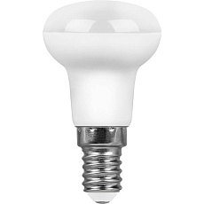 Лампа светодиодная Feron E14 5W 6400K Груша Матовая LB-439 25518 1