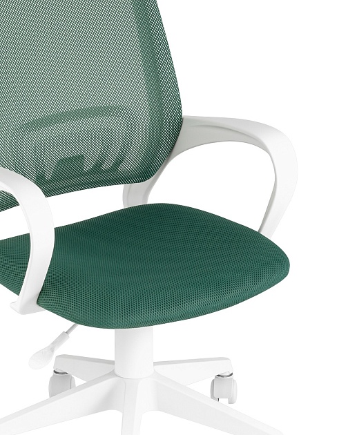 Офисное кресло TopChairs ST-Basic-W зеленый TW-03 TW-30 сетка/ткань ST-BASIC-W/GN/TW-30 фото 2