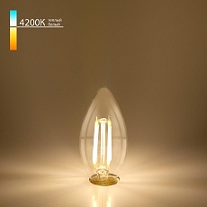 Лампа светодиодная филаментная Elektrostandard BLE1426 E14 9W 4200K прозрачная a050132 2