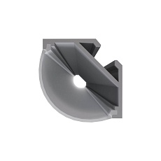 Комплект алюминиевого углового профиля Apeyron с широким рассеивателем, 2шт*1м 08-08-02 5