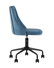Поворотное кресло Stool Group Сиана велюр синий CIAN BLUE 2