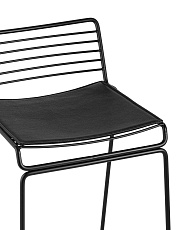 Полубарный стул Stool Group Danny черный с черной подушкой DN-S26 BL/BL 5