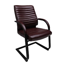 Офисный стул AksHome Augusto коричневый + черный 87589