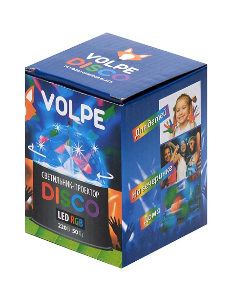 Светодиодный светильник-проектор Volpe Disco ULI-Q302 03W/RGB Black 09840 фото 3
