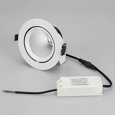 Встраиваемый светодиодный светильник Arlight LTD-Explorer-R130-20W Warm3000 024031 3