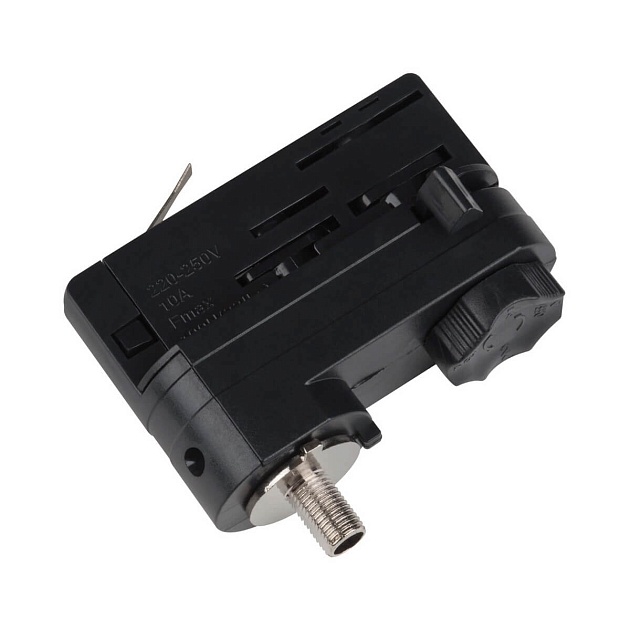 Адаптер для трехфазного шинопровода Uniel UBX-A61 Black 09788 фото 