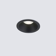 Встраиваемый светодиодный светильник Elektrostandard 15266/LED черный a055719 4