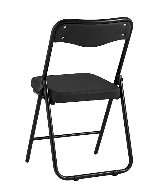 Складной стул Stool Group Джонни экокожа черный каркас черный матовый fb-jonny-black фото 6